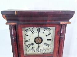 Vintage Antique Seth Thomas Clock Style 3 Half Column Dated April 1877 LOOK READ