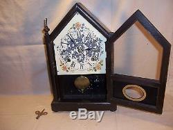 Vintage / Antique Seth Thomas Steeple Bracket Shelf Mantel Clock