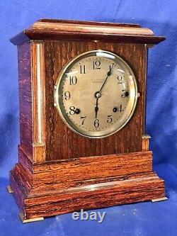 Vintage Antique USA Seth Thomas 4 Bell Sonora Chime Clock, Double Movement