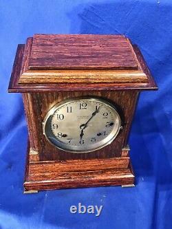 Vintage Antique USA Seth Thomas 4 Bell Sonora Chime Clock, Double Movement