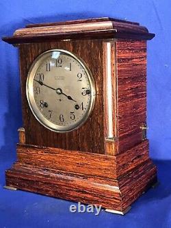 Vintage Antique USA Seth Thomas 4 Bell Sonora Chime Clock, Double Movement