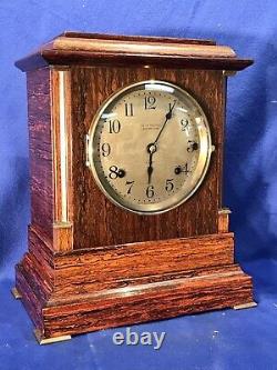 Vintage Antique USA Seth Thomas 4 Bell Sonora Chime Clock, Double Movement