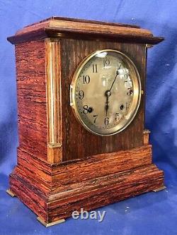 Vintage Antique USA Seth Thomas 4 Bell Sonora Chime Clock, Double Movement