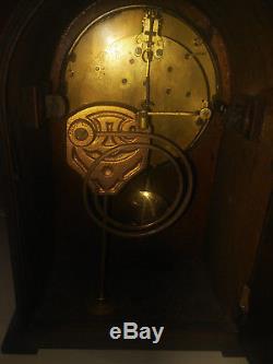 Vintage Antique Working Beehive SETH THOMAS Mantle Clock Chimes