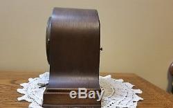 Vintage Antique Working Beehive SETH THOMAS Mantle Clock Chimes On 1/2 hr & hour