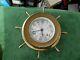 Vintage Brass Seth Thomas E537-001 Helmsman-w Ship Wheel Ships Clock Estate Find