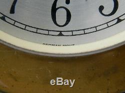 Vintage Brass Seth Thomas E537-001 Helmsman-W Ship Wheel Ships Clock Estate Find