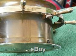 Vintage Brass Seth Thomas E537-001 Helmsman-W Ship Wheel Ships Clock Estate Find