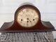 Vintage German Seth Thomas Mantel Clock Woodbury 1302a Mahogany