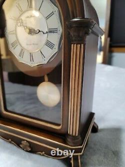 Vintage Gorgeous Seth Thomas Mantle Shelf Clock Westminster Chime with Pendulum