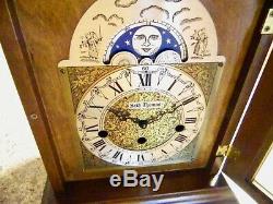 Vintage Key-wound Lunar Moonphase Seth Thomas Westminster Mantel Clock