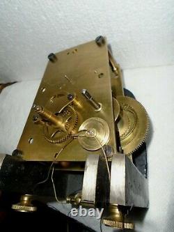Vintage-Large-Seth Thomas-Style Weight Clock Movement-#F312