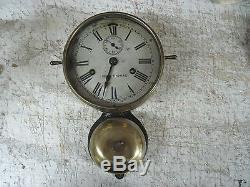Vintage Maritime Clocks-seth Thomas Ships Bells Clock-early