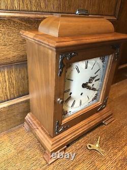 Vintage Mason & Sullivan English Carriage Clock Walnut Westminster Chime (Works)