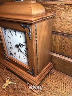 Vintage Mason & Sullivan English Carriage Clock Walnut Westminster Chime (Works)