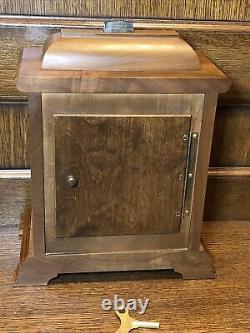 Vintage Mason & Sullivan English Carriage Clock Walnut Westminster Chime (Works)