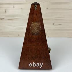 Vintage Metronome de Maelzel Wood Made By Seth Thomas Clock Co. USA WORKS