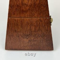 Vintage Metronome de Maelzel Wood Made By Seth Thomas Clock Co. USA WORKS