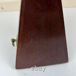 Vintage Metronome de Maelzel Wood Made By Seth Thomas Clock Co. USA WORKS