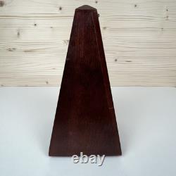 Vintage Metronome de Maelzel Wood Made By Seth Thomas Clock Co. USA WORKS
