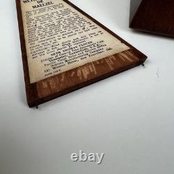 Vintage Metronome de Maelzel Wood Made By Seth Thomas Clock Co. USA WORKS