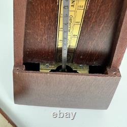 Vintage Metronome de Maelzel Wood Made By Seth Thomas Clock Co. USA WORKS