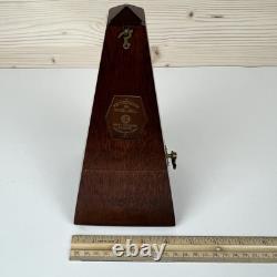 Vintage Metronome de Maelzel Wood Made By Seth Thomas Clock Co. USA WORKS