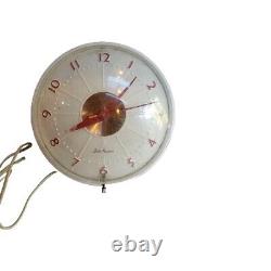 Vintage Mid Century Modern Seth Thomas Wall Clock! 1960's