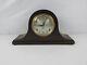 Vintage Old Seth Thomas Sentinel #1 Mantel Clock Tambour Case Time & Strike Nice