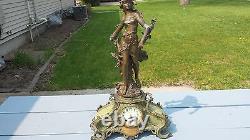 Vintage Ornate 1922 Seth Thomas Clock Trophy Illinois Athletic Club Marathon