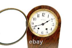 Vintage SETH THOMAS 14.5 Oak Beehive Shelf Clock 48 Movement RUNS / NO PENDULUM