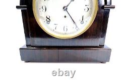 Vintage SETH THOMAS 9.5 Mahogany Beehive Shelf Clock 89 AL Movement WORKS