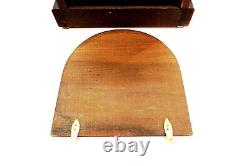 Vintage SETH THOMAS 9.5 Mahogany Beehive Shelf Clock 89 AL Movement WORKS