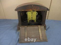 Vintage SETH THOMAS Sessions Duet 8-Day Mantle Clock Wiegel with Key & Paper Work