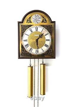 Vintage SETH THOMAS Tempus Fugit Wall Clock RUNS BUT READ NOTES NO PENDULUM