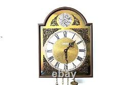 Vintage SETH THOMAS Tempus Fugit Wall Clock RUNS BUT READ NOTES NO PENDULUM