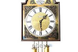 Vintage SETH THOMAS Tempus Fugit Wall Clock RUNS BUT READ NOTES NO PENDULUM