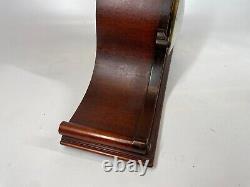 Vintage SETH THOMAS USA 21 Wood Mechanical Camel Back Mantel Clock Complete