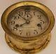 Vintage Seth Thomas Wwi Brass Marine Ship Deck Clock With Double Spring Movement