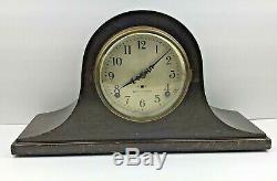 Vintage SETH THOMAS Wind up Mantel Clock Working Chime With Key No 89 See Video