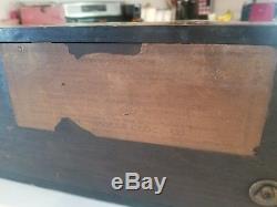 Vintage SETH THOMAS Wood ORNATE MANTLE CLOCK 1880's ANTIQUE -Parts Repair As-Is