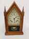 Vintage Seth Thomas Wood Sharon 8w Steeple Chime Rod Key Pendulum Mantle Clock