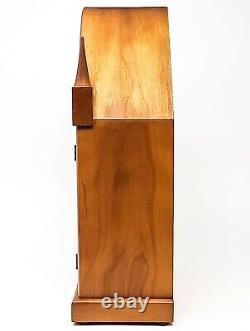 Vintage SETH THOMAS Wood Sharon 9W STEEPLE Chime Rod Key Pendulum Mantle Clock