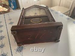 Vintage SETH THOMAS Wood Sharon STEEPLE Chime Mantle Clock