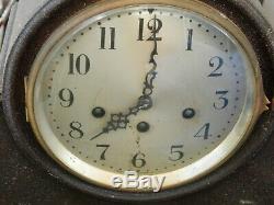 Vintage Seth Thomas 113 Westminster Chime Mantle Clock & Key 1921 Estate find