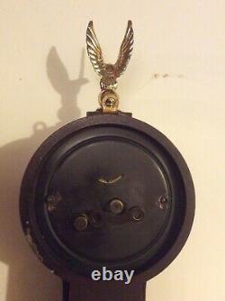 Vintage Seth Thomas 8 Day 4 Jewels Mahogany Banjo Wall Clock With MOV #103A. Runs