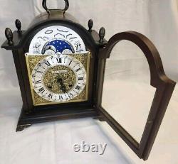 Vintage Seth Thomas A206-004 Moon Dial 2 Jewel Mantle Clock with Key