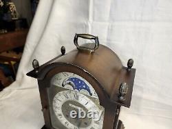 Vintage Seth Thomas A206-004 Moon Dial 2 Jewel Mantle Clock with Key