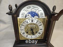 Vintage Seth Thomas A206-004 Moon Dial 2 Jewel Mantle Clock with Key