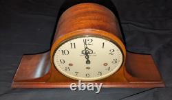 Vintage Seth Thomas A402-005 Westminster Chime Wooden Mantle Clock Tested Works